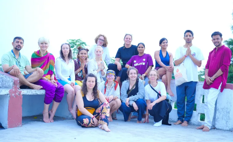 Yoga group photo